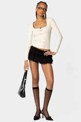 Lacey Ruffled Bloomer Skort