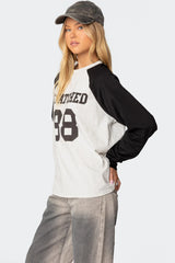 Snatched Oversized Long Sleeve T Shirt