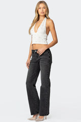 Shayna Low Rise Straight Leg Jeans