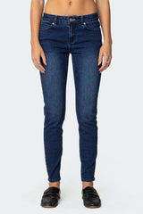 Rosalia Low Rise Skinny Jeans