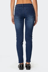 Rosalia Low Rise Skinny Jeans