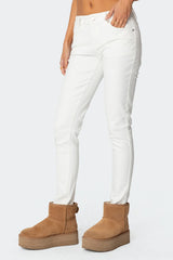 Berta Low Rise Skinny Jeans
