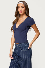 Merinda V Neck T Shirt