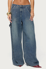 Jaycee Low Rise Baggy Carpenter Jeans