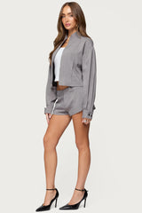 Roshelle Tailored Micro Shorts