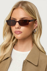 Keeley Rectangle Sunglasses