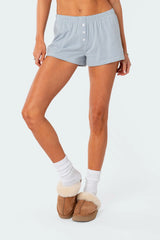 Striped Low Rise Shorts
