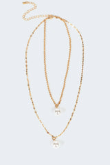 Princess Pearl Layered Necklace
