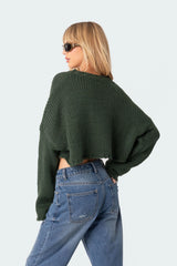Mega Star Cropped Sweater