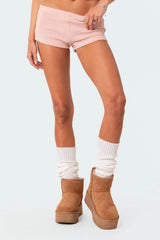 Ella Waffle Micro Shorts