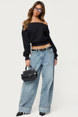 Christy Off Shoulder Sweatshirt