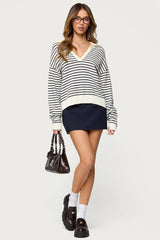 Copenhagen Oversized Striped Sweater