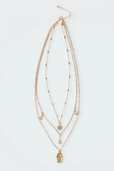 Droplet Layered Necklace
