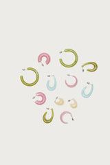 Pastel Hoop Earrings Pack