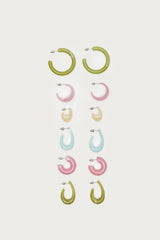 Pastel Hoop Earrings Pack