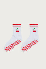 Pilates Cherry Socks
