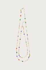 Cascading Gemstone Necklace Set