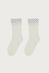 Pointelle Polka Dot Socks