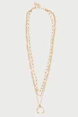Mixed Chain Layered Necklace