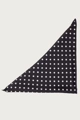 Polka Dot Satin Effect Belt