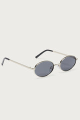 Naomie Oval Metal Sunglasses