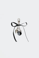 8 Ball & Heart Keychain