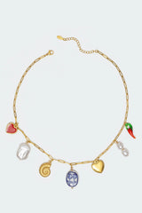 Seaside Sweetheart Charm Necklace