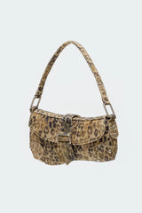 Leopard Asymmetric Bag