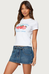 Fresh Strawberries Graphic T Shirt