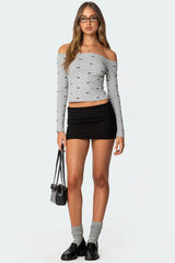 Aisha Low Rise Mini Skirt