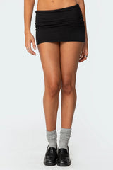 Aisha Low Rise Mini Skirt