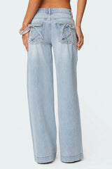 Sidonie Low Rise Baggy Jeans
