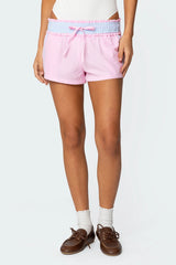 Baylee Contrast Striped Shorts