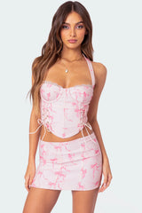 Makayla Printed Corset