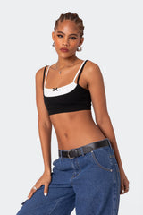 Gracie Layered Bra Top