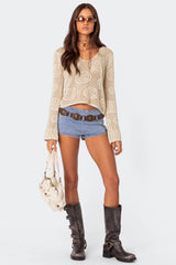 Kenzy Micro Denim Shorts