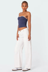 Ayla Low Rise Baggy Carpenter Jeans