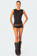 Brynley Open Back Romper