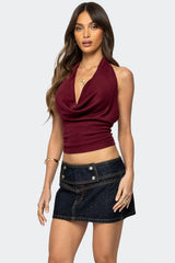 Kia Cowl Neck Knit Top