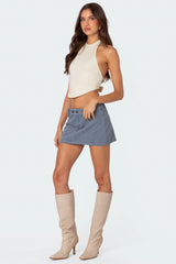 Louisa Denim Mini Skirt