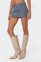 Louisa Denim Mini Skirt