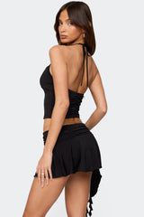 Romee Ruched Halter Top