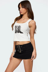 Cowboy Boots Tank Top