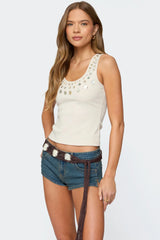 Beach Babe Scoop Tank Top