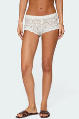 Elisa Open Knit Shorts