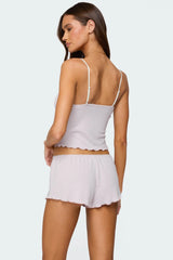 Sephi Lacey Pointelle Tank Top