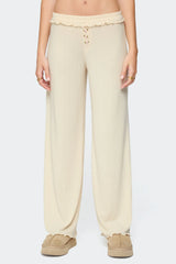 Posy Ruffle Pointelle Pants