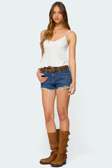 Kelli Floral Babydoll Tank Top