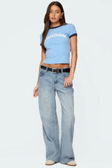 Ery Mid Rise Baggy Jeans