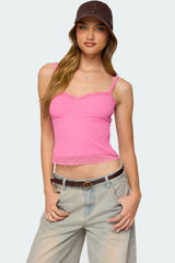 Mireille Lacey Tank Top